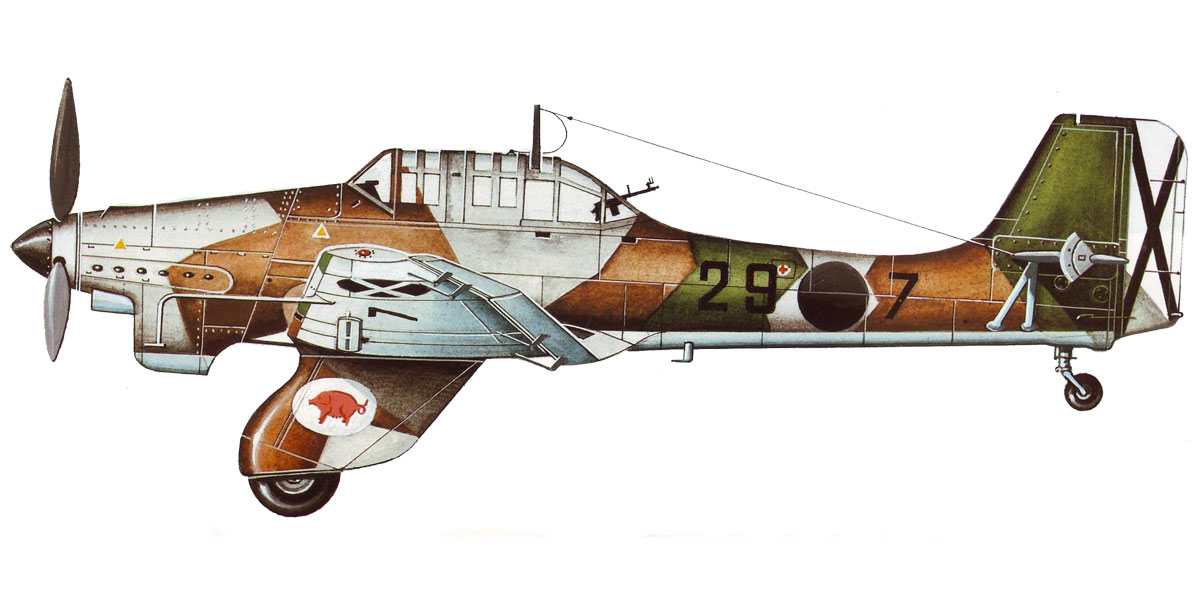 Junkers Ju 87A1 Stuka 4.K88 (29x7) Condor Legion Spain 1938 0B