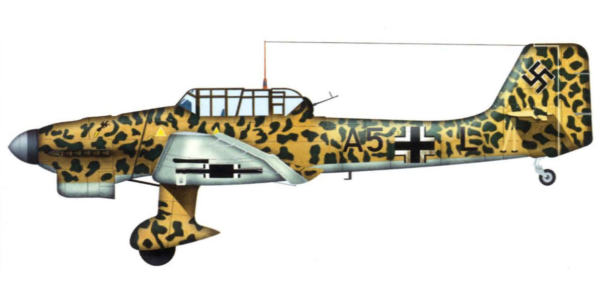 Junkers Ju 87R2 Stuka 3.StG1 (A5+HL) North Africa 1941 0A