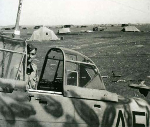 Junkers Ju 87R2 Stuka Geschwader Stab I.StG1 (A5+CA) at its desert base in North Africa 02