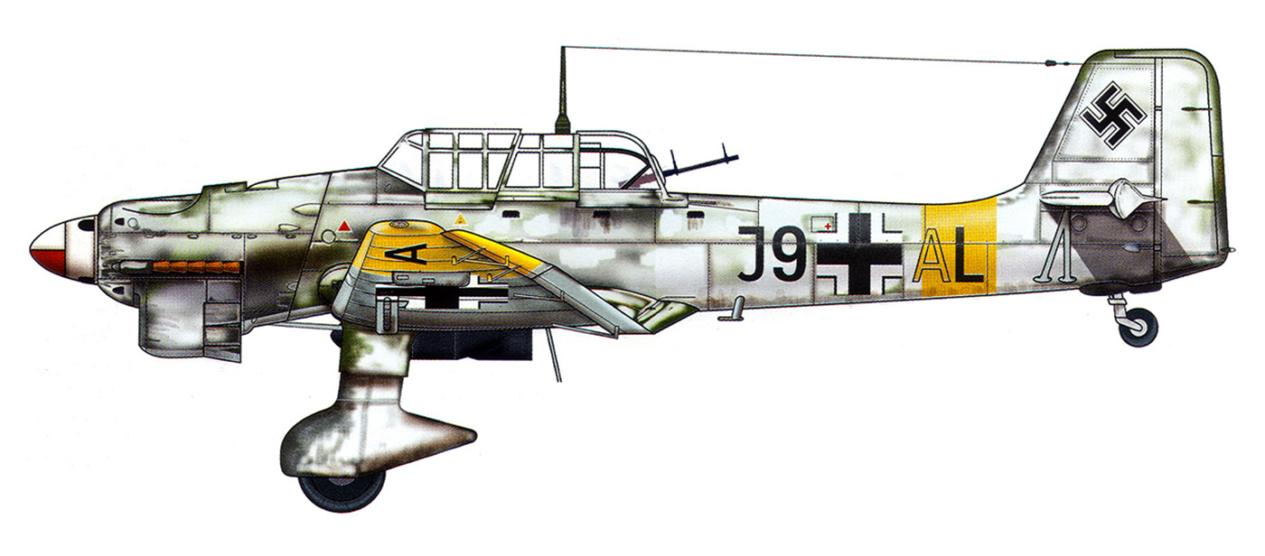Junkers Ju 87B Stuka 3.StG1 (J9+AL) Russian Front 1943 0A