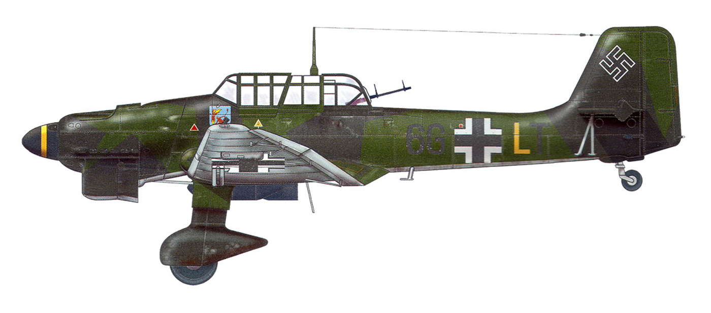 Junkers Ju 87B Stuka 6.StG1 (6G+LT) France 1940 0A