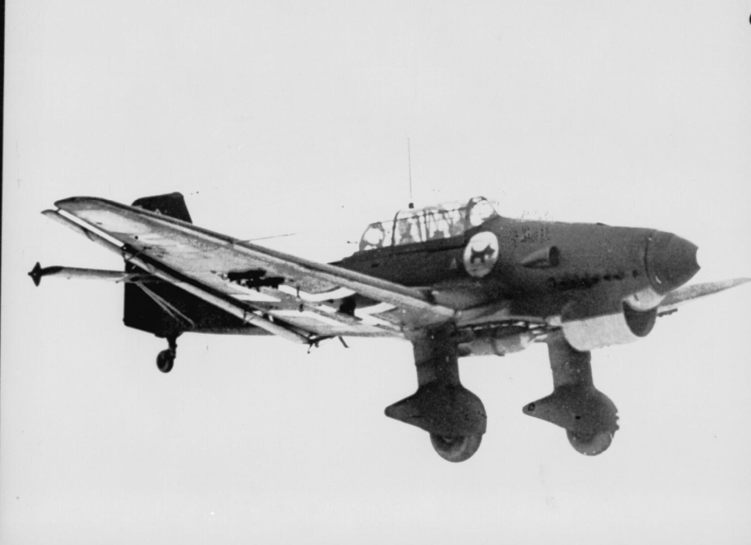 Junkers Ju 87B Stuka I.StG2 on a mission to England 23rd Sep 1940 NIOD