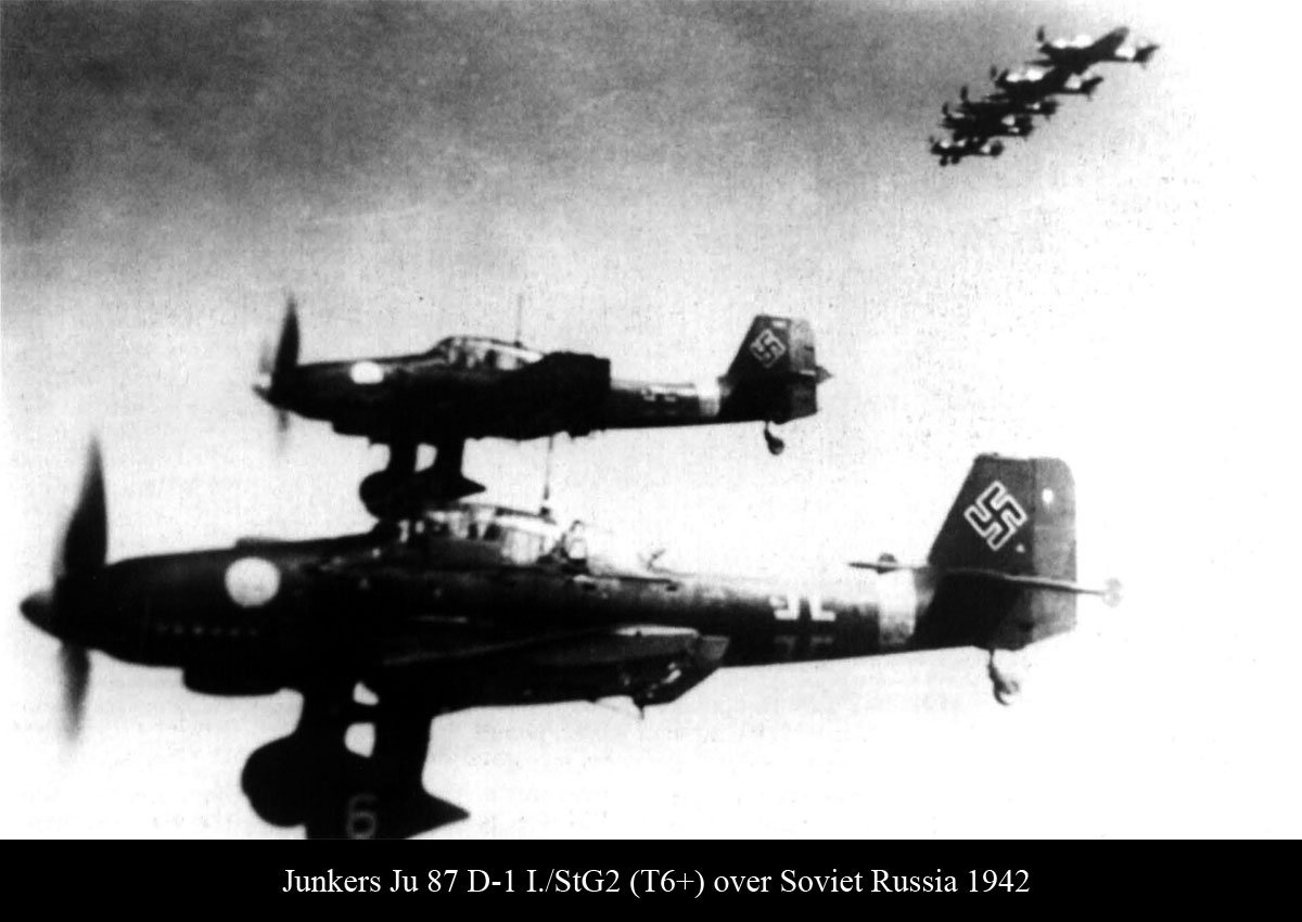Junkers Ju 87D Stuka Stab I.StG2 over Russia 01