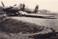 Asisbiz Junkers Ju 87B2 Stuka Geschwader Stab StG2 T6 FA force landed France 02