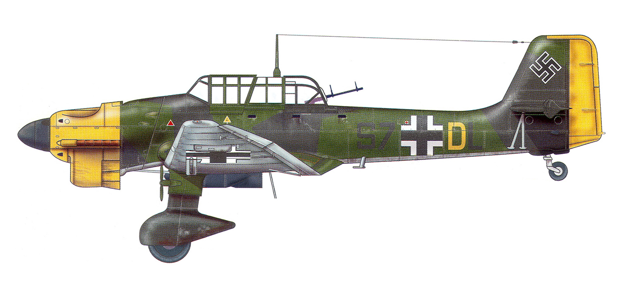 Junkers Ju 87B2 Stuka 3.StG3 (S7+DL) Bulgaria 1941 0A