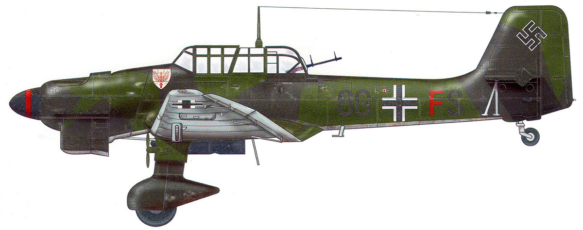 Junkers Ju 87B1 Stuka 8.StG51 (6G+FS) France May 1940 0B