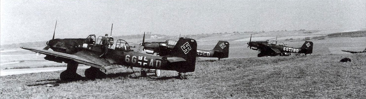 Junkers Ju 87B2 Stuka Stab III.StG51 (6G+AD) France 1940 01