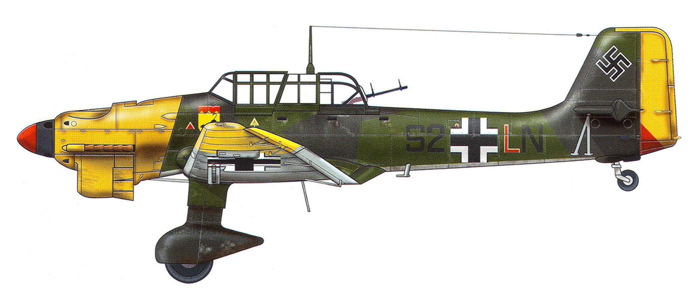 Junkers Ju 87B2 Stuka 5.StG77 (S2+LN) Graz Thalerhof Austria 1941 0A
