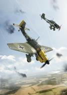 Asisbiz Junkers Ju 87B Stuka 4.StG77 S2+FM graphic art rendition 0A