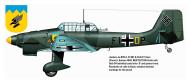 Asisbiz Junkers Ju 87B2 Stuka 9.StG77 F1+DP with ex 5.StG76 code Caen France 1940 0B