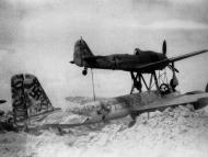 Asisbiz USSR captured Ju 88G Mistel WNr 714237 590152 and Fw 190 87 1945 01
