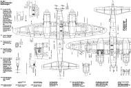 Asisbiz Artwork technical drawing Junkers Ju 88 cutaway 0B