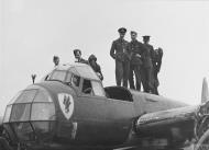 Asisbiz Junkers Ju 88A KG30 4D+xx shot down being visited by RAF pilots BOB 1940 IWM CH1757