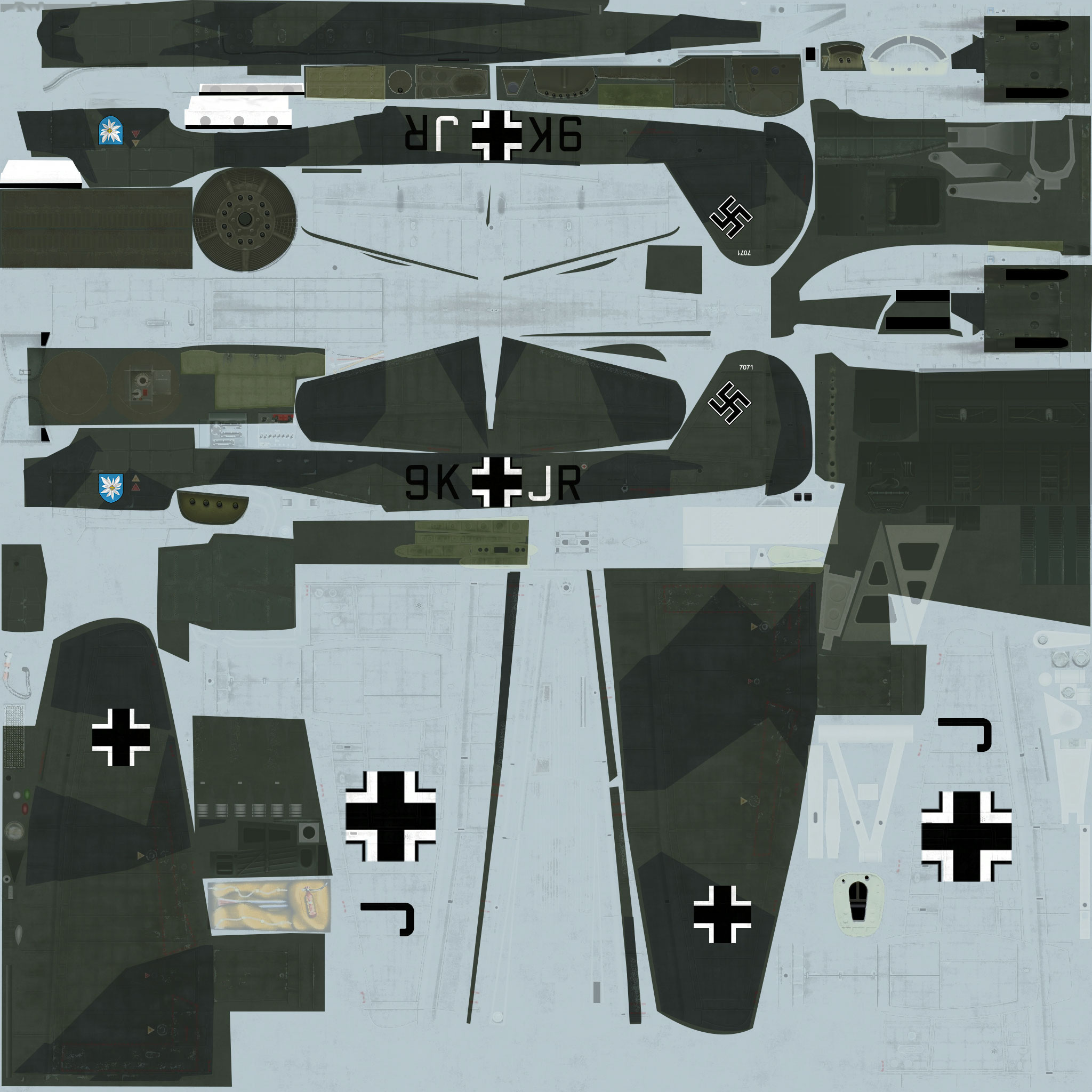 COD asisbiz Ju 88A 7.KG51 9K+JR WNr 7071 Battle of Britain 1940 41