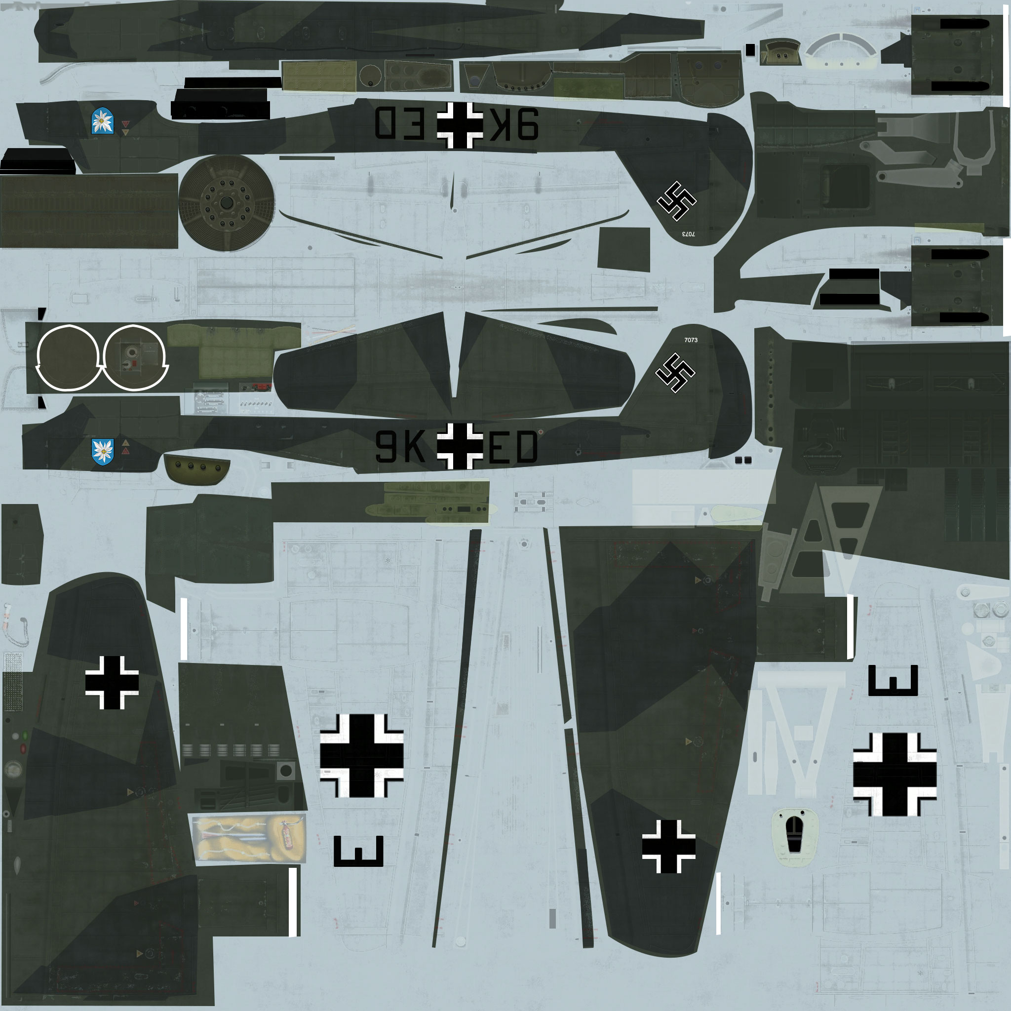 COD asisbiz Ju 88A Stab III.KG51 9K+ED WNr 7073 Battle of Britain 1940 41
