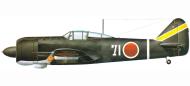 Asisbiz Art Kawasaki Ki 100 I Otsu 59 Sentai 3 Chutai W71 Japan 1945 0A