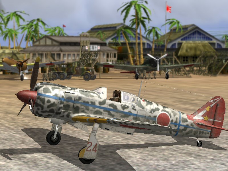 IL2 GB Ki 100 244 Sentai 2 Chubtai R24 Tembico Kobayashi Japan 1945 V0A
