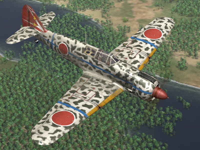 IL2 GB Ki 100 244 Sentai 2 Chubtai R24 Tembico Kobayashi Japan 1945 V0B