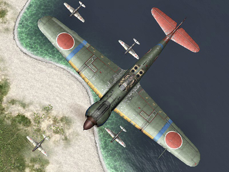 IL2 GB Ki 100 244 Sentai Blue 68 Tembico Kobayashi Japan 1945 V0B