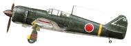Asisbiz Art Kawasaki Ki 100 I Kou 244Sentai 1Chutai W32 Eastern Japan 1945 0A