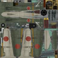 Asisbiz IL2 GB Ki 100 244 Sentai 1 Chuntai W32 Japan 1945