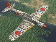 Asisbiz IL2 GB Ki 100 244 Sentai 2 Chubtai R24 Tembico Kobayashi Japan 1945 V0B