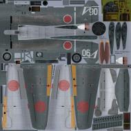 Asisbiz IL2 JH Ki 100 5 Sentai 1 Chutai white 90 Gifu Japan 1945