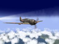 Asisbiz IL2 GB Ki 100 59 Sentai W153 in formation high over Japan V02