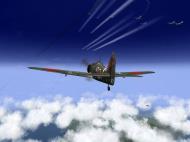 Asisbiz IL2 RO Ki 100 59 Sentai W47 attacks B 29s from below Japan V02