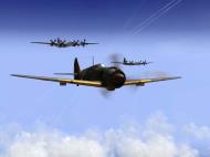 Asisbiz IL2 RO Ki 100 59 Sentai W47 dog fighting with 20AF B 29s Japan V05