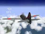 Asisbiz IL2 TF Ki 100 59 Sentai W177 leads the formation into attack Japan V02