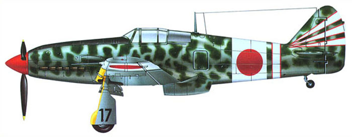 Artwork Tony Ki 61 18 Sentai HQ Chutai 17 Philippines 1944 0A