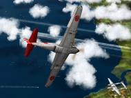 Asisbiz IL2 FY Ki 61 I Hei 18 Sentai 6 Shinten chasing P 38 Lightnings V10