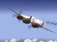 Asisbiz IL2 FY Ki 61 I Hei 18 Sentai 6 Shinten shooting down a P 38 Lightnings V02