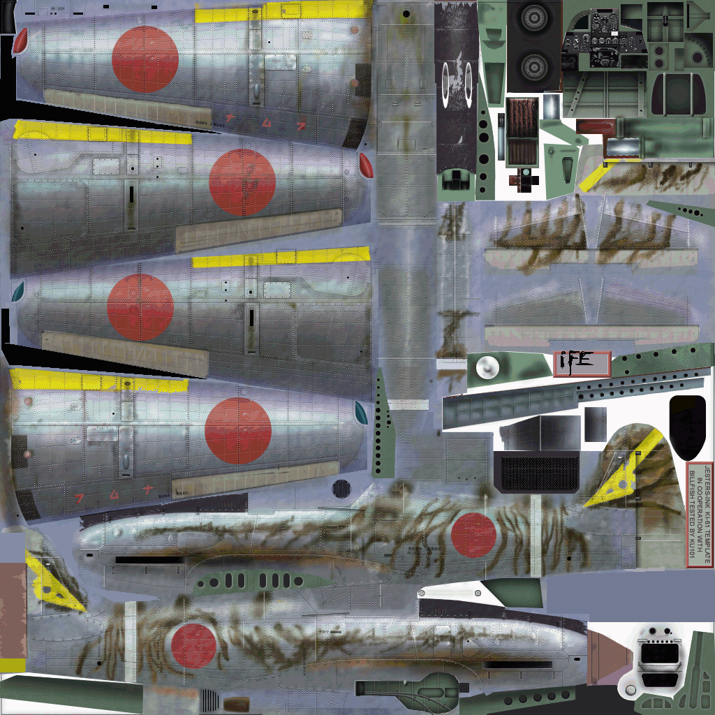 IL2 IF Ki 61 I Kai 19 Sentai 3 Chutai Clark Philippines 1944