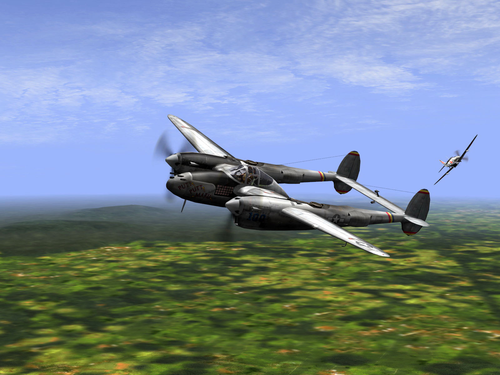 IL2 RO Ki 61 19 Sentai flying meeting an ace headon 1944 V01