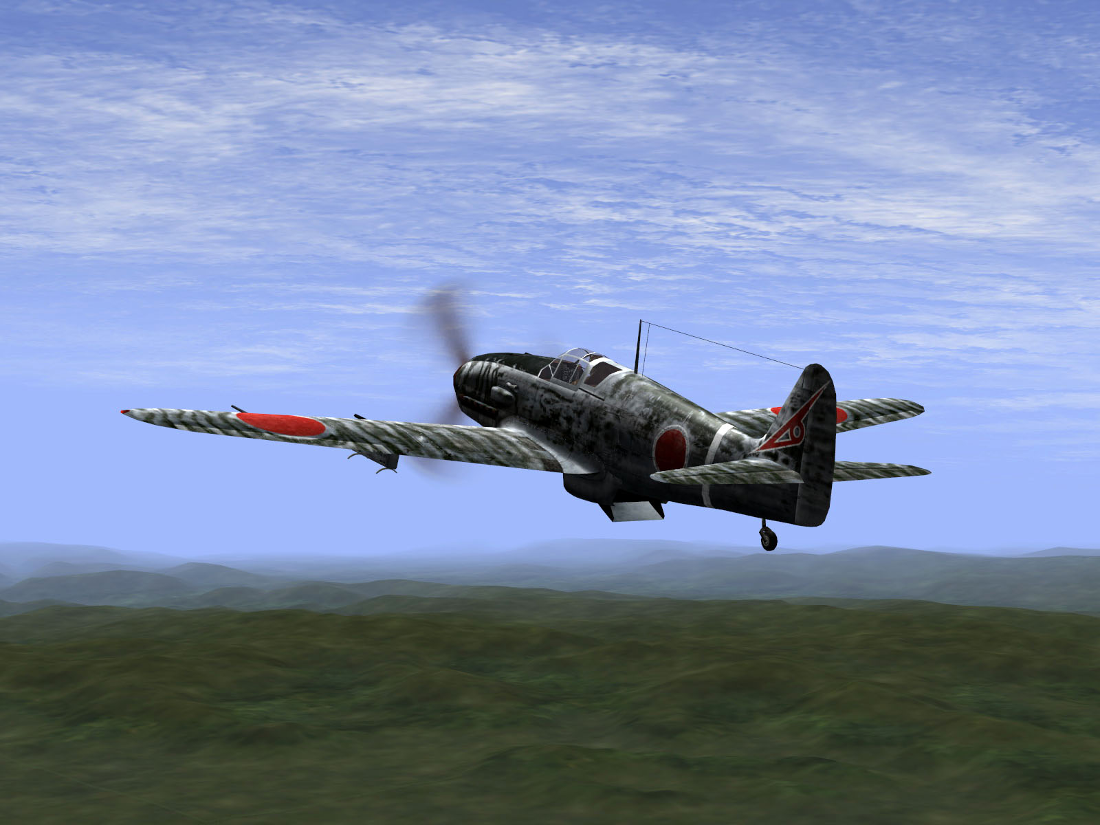 IL2 RO Ki 61 19 Sentai flying over the beautiful Philippine Islands 1944 V04