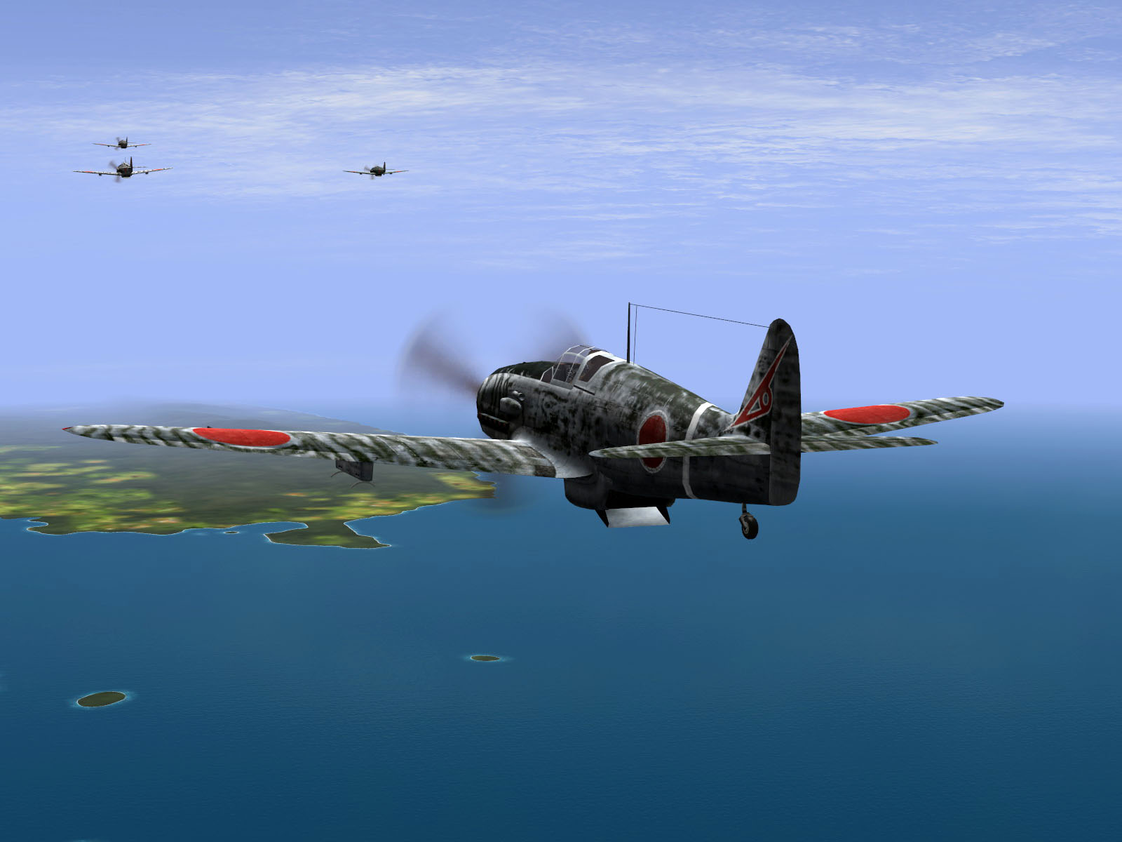 IL2 RO Ki 61 19 Sentai joing the group Philippine Islands 1944 V02