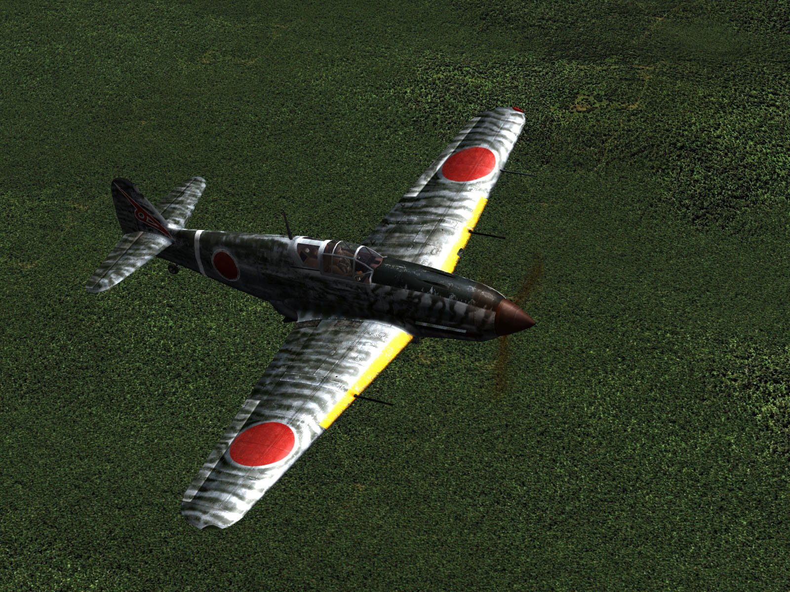 IL2 RO Ki 61 19 Sentai on patrol over the Philippine jungles 1944 V01