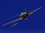 Asisbiz IL2 RO Ki 61 19 Sentai chasing a P 38 Lightning high over the Philippines 1944 V02