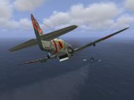 Asisbiz IL2 IF Ki 61 23 Chutai Yontan Okinawa dog fighting with USN Hellcats Apr 1945 V02