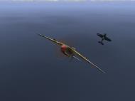 Asisbiz IL2 IF Ki 61 23 Chutai Yontan Okinawa dog fighting with USN Hellcats Apr 1945 V03