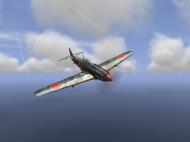 Asisbiz IL2 IF Ki 61 23 Chutai Yontan Okinawa dog fighting with USN Hellcats Apr 1945 V05