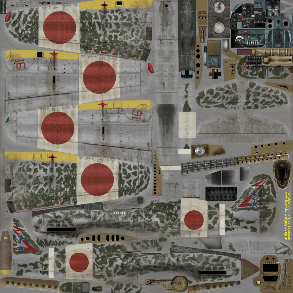 IL2 GB Ki 61 I Hei 244 Sentai 1C R16 Fumizuke Shouno Japan 1945