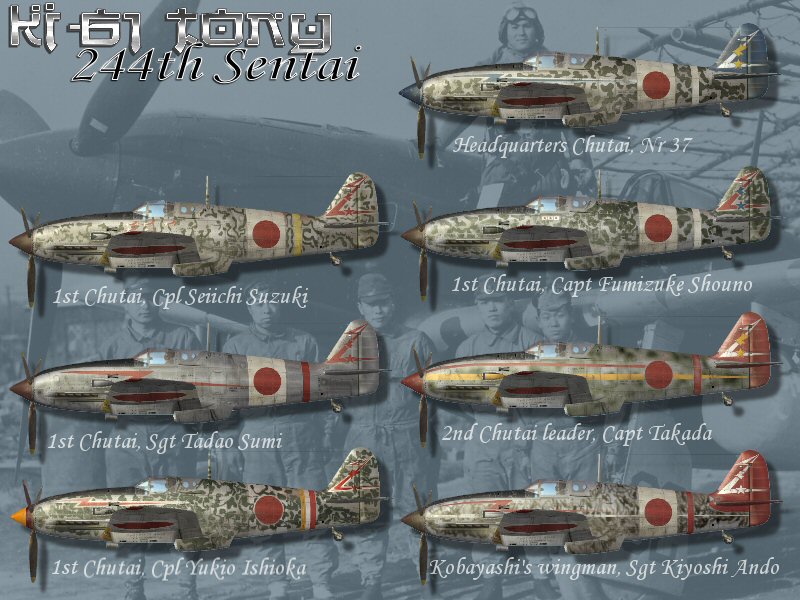 IL2 GB Ki 61 I Hei 244 Sentai 1C W15 Seiichi Suzuki Japan 1945 V0A