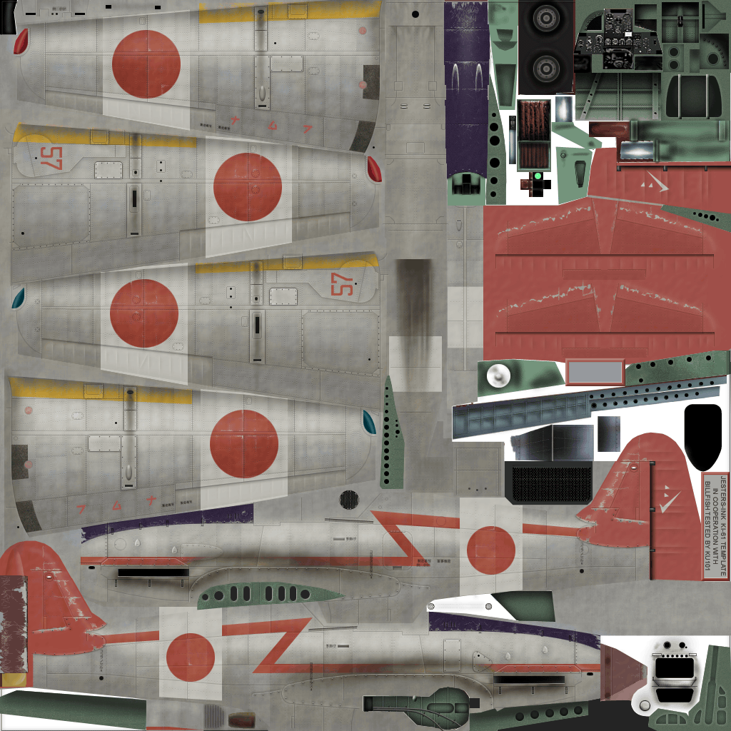 IL2 JI Ki 61 Tai 244 Sentai Shinten tai 1Lt Toru Shinomiya Japan 1944