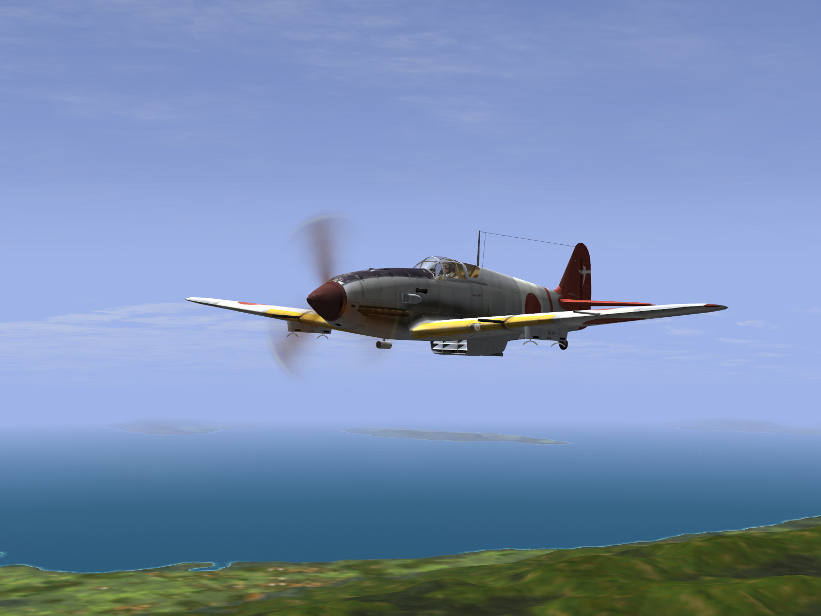 IL2 UF Ki 61 Hei 244 Sentai Y33 Nakano Matsumi Japan early 1945 V03