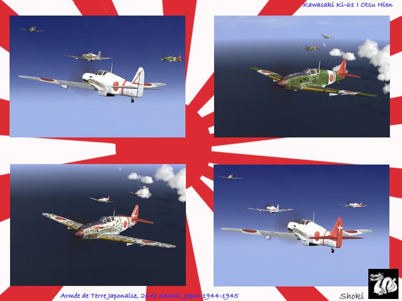 IL2 UF Ki 61 Hei 244 Sentai Y33 Nakano Matsumi Japan early 1945 V0A