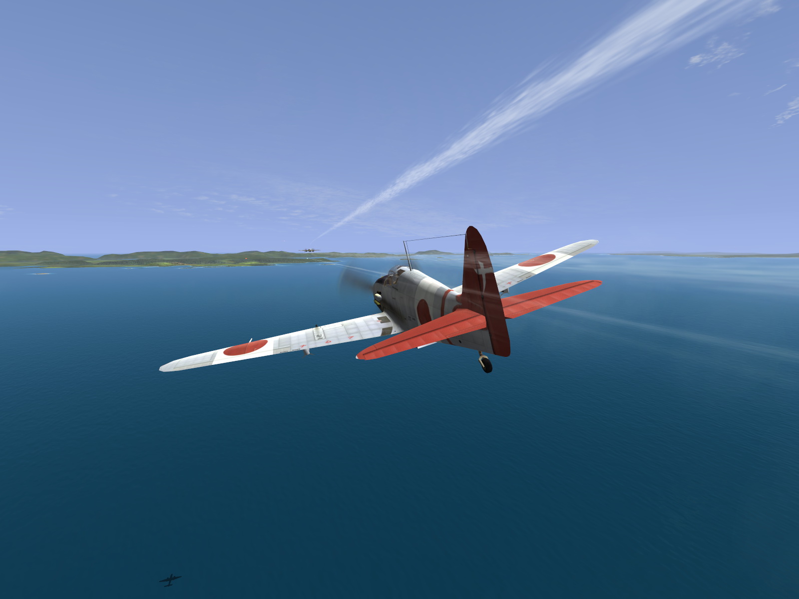 IL2 UF Ki 61 Hei 244 Sentai Y33 dog fighting with B 25 Mitchells V40