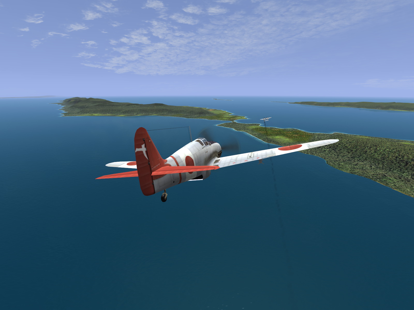 IL2 UF Ki 61 Hei 244 Sentai Y33 shoting down a 5AF P 38 V01